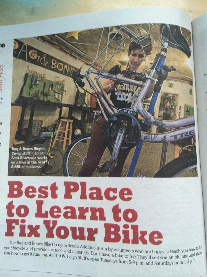 Featured in Style Weekly for the Best Of 2014 issue