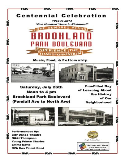 Centennial Celebration Poster